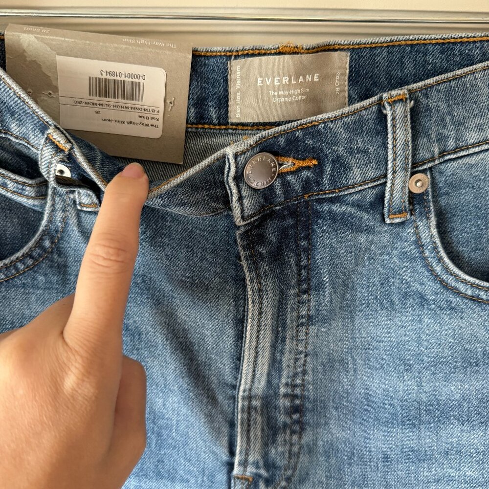 Everlane “The Way-High Slim” Jeans – Size 28 Short
